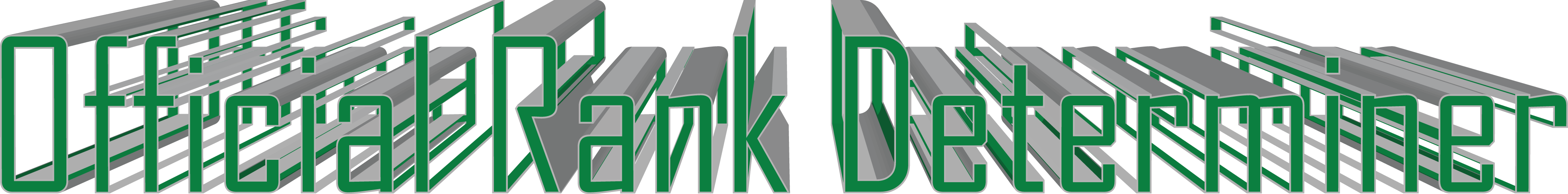 Official Rank Determiner, Official Rank Qualifications